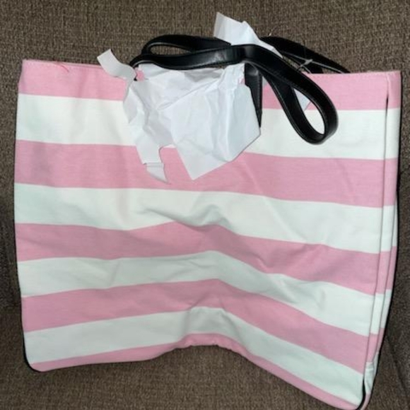 👜X-Large Victoria's Secret Canvas Beach/Tote😍 - Picture 5 of 5